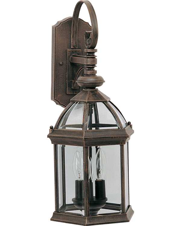 Builder Cast 3-Light Outdoor Wall Lantern 1022BK