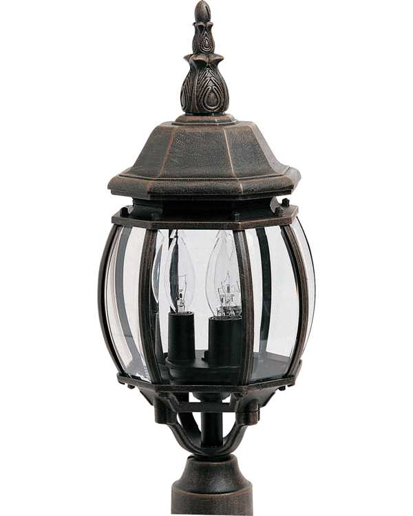 Crown Hill 3-Light Outdoor Pole/Post Lantern 1035RP