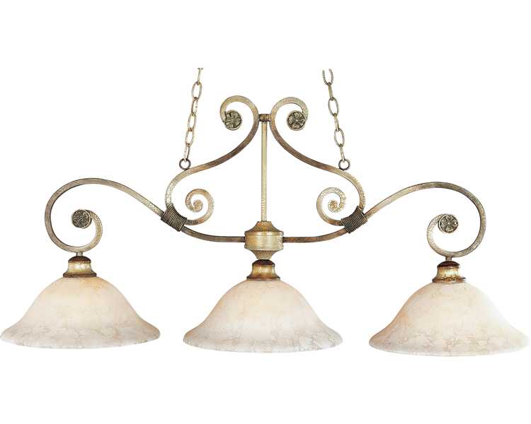 Cosmopolitan 3-Light Island Pendant 11269FIGC