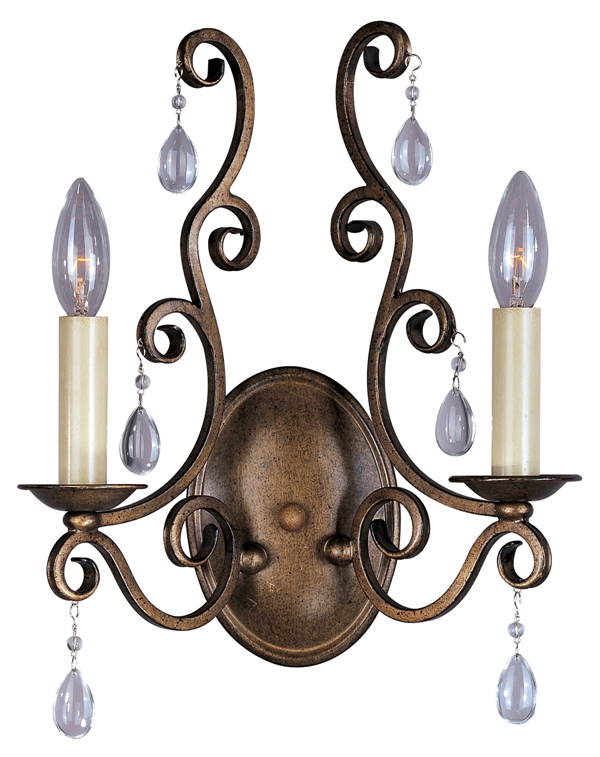 Hampton 2-Light Wall Sconce 12032AD
