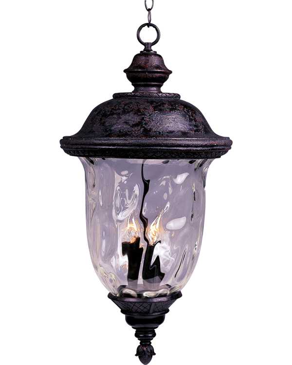 Carriage House VX 3-Light Outdoor Hanging Lantern 40428WGOB