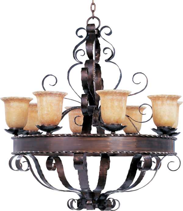 ASPEN 8 LIGHT CHANDELIER