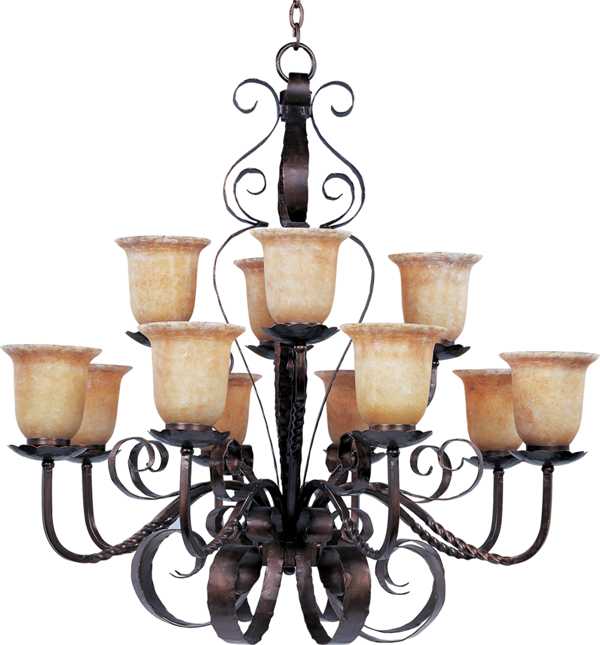 ASPEN 12 LIGHT CHANDELIER