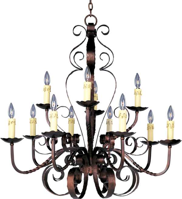 ASPEN 12 LIGHT CHANDELIER