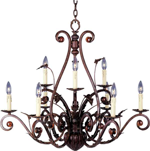 Nouveau 9-Light Chandelier 20655WB