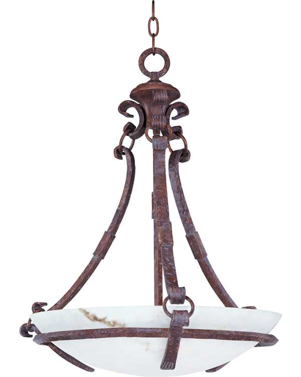 Catalina 3-Light Invert Bowl Pendant 20693WHCB