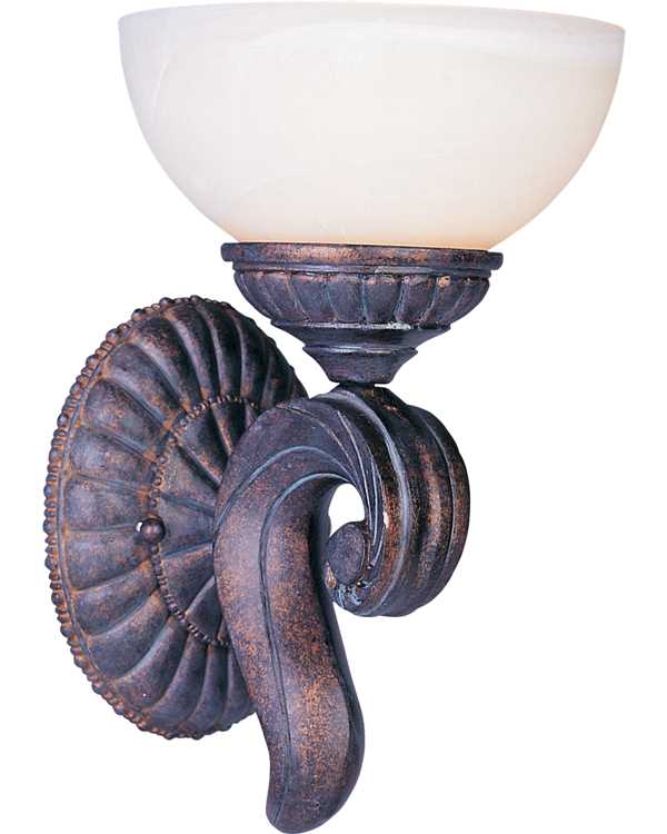 ATHENA 1 LIGHT SCONCE - Click Image to Close