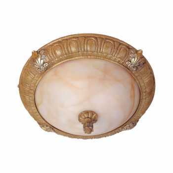 OLDE WORLD 3 LIGHT FLUSH(SMALL) - Click Image to Close