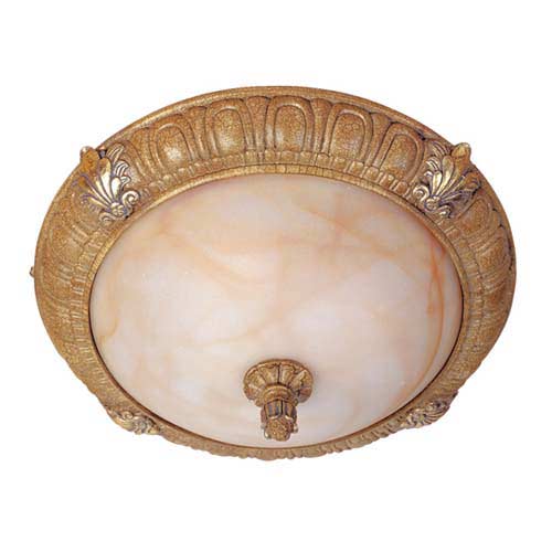 OLDE WORLD 3 LIGHT FLUSH(LARGE)