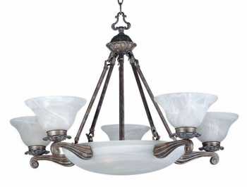 Byzantine 5 + 3-Light Chandelier 2725MRTG