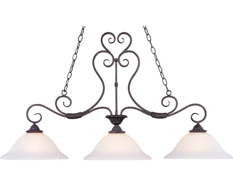 Canyon Rim 3-Light Island Pendant 2753SVCR