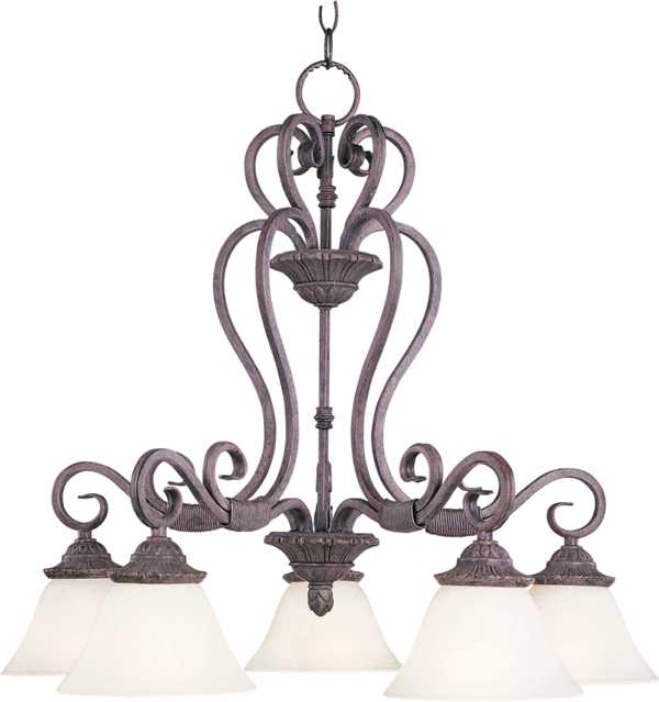 Canyon Rim 5-Light Chandelier 2757SVCR