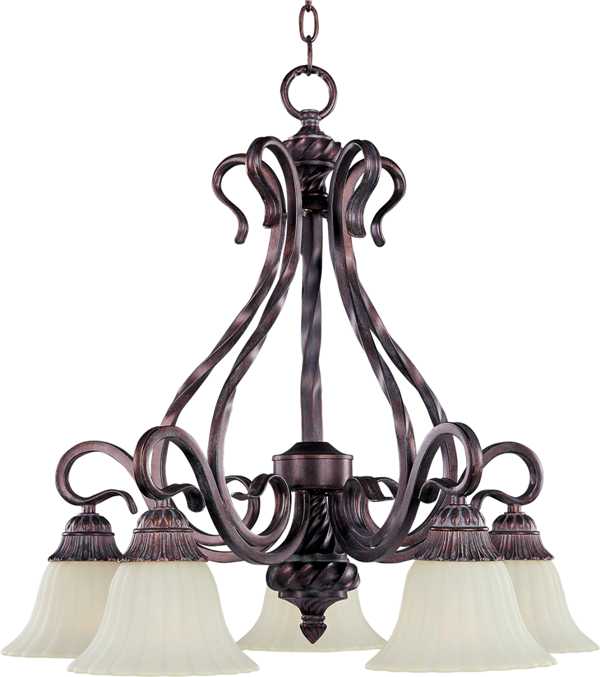 Via Roma 5-Light Chandelier (2773SVGB)