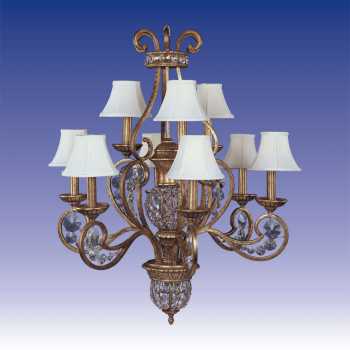 AMALFI 9 LIGHT CHANDELIER
