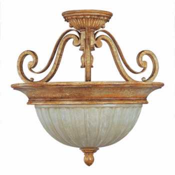 ARTISAN 3 LIGHT SEMI FLUSH - Click Image to Close