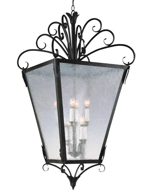 Cage 8-Light Entry Foyer Pendant 2911CDBZ