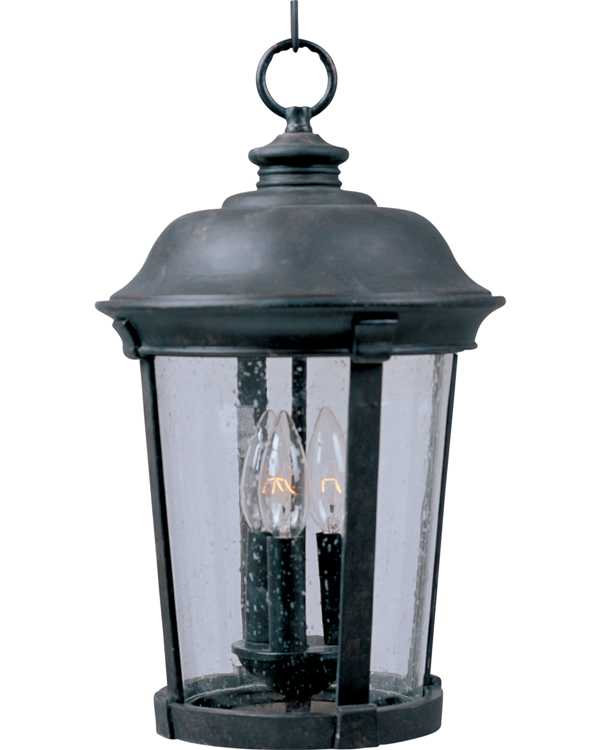 Dover Trisyn 3-Light Outdoor Hanging Lantern 30098CDBZ