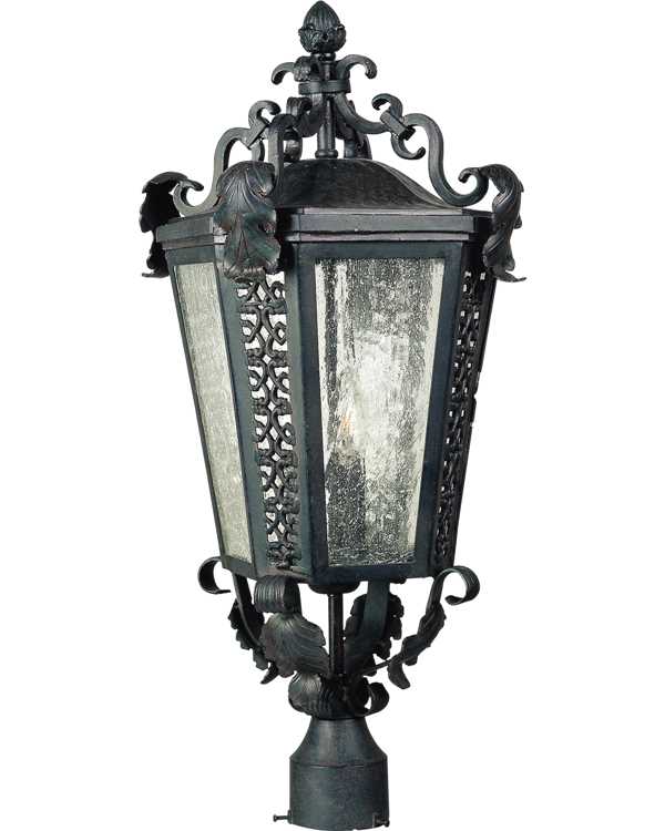 Cortez 3-Light Outdoor Pole Lantern 30100CDCF
