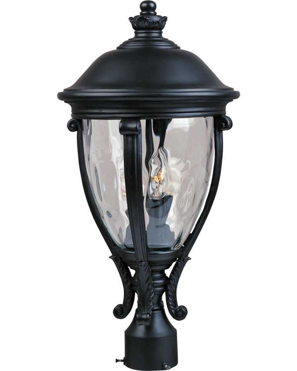 Camden 3-Light Outdoor Pole/Post Lantern 30421WGBK