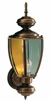 Builder Brass 1-Light Outdoor Wall Mount 3220CLAB