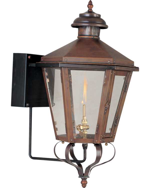 LEEDS GAS WALL LANTERN (small) - Click Image to Close