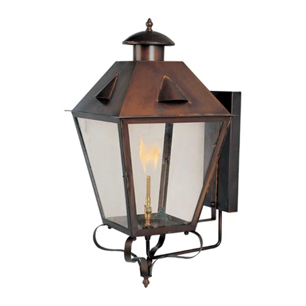 VICTORIAN II GAS WALL LANTERN - Click Image to Close