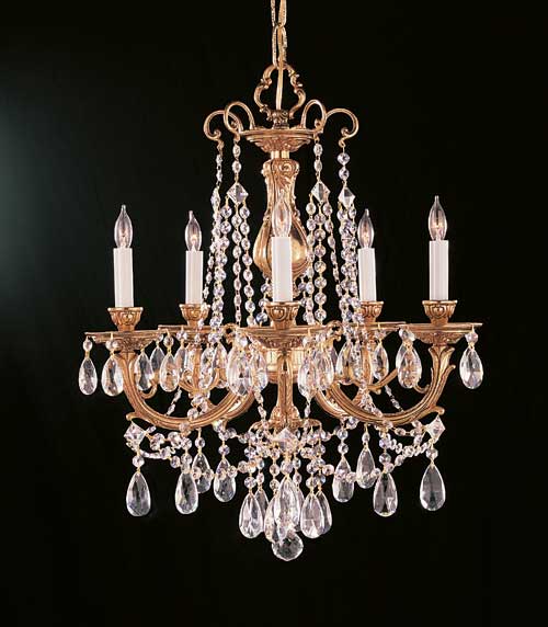 Crystorama Olde World Chandelier 475-OB-CL-I