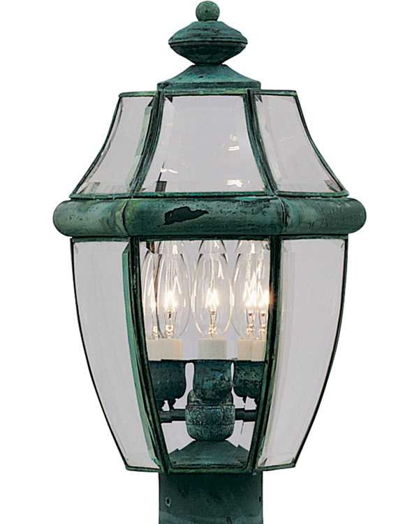 6097 3 LIGHT POST