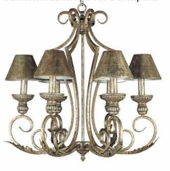 Avanti 6-Light Chandelier (7744SL)