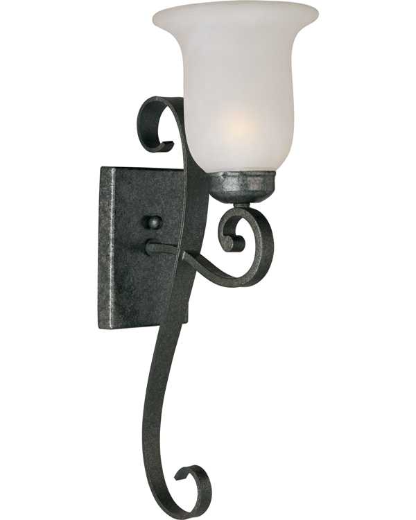 NATURAL IRON OUTDOOR WALL SCONCE - Click Image to Close