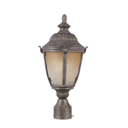 MANOR 1 LIGHT POST MOUNT - Click Image to Close