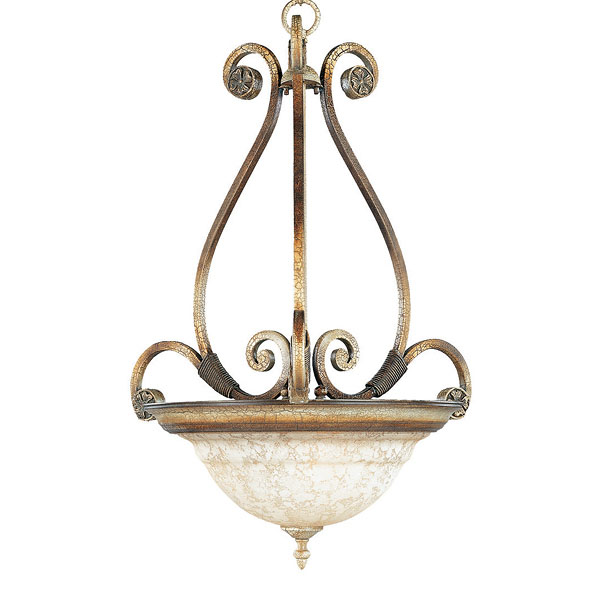 Cosmopolitan 3-Light Invert Bowl Pendant 11253FIGC