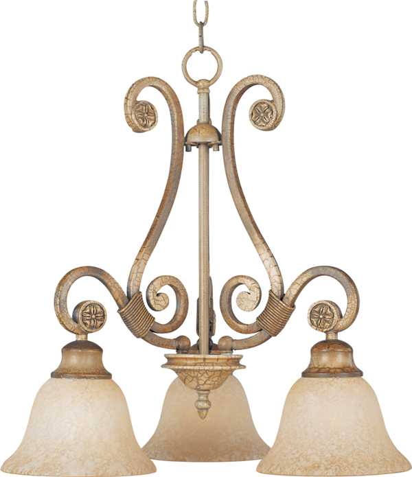 Cosmopolitan 3-Light Chandelier 11255FIGC