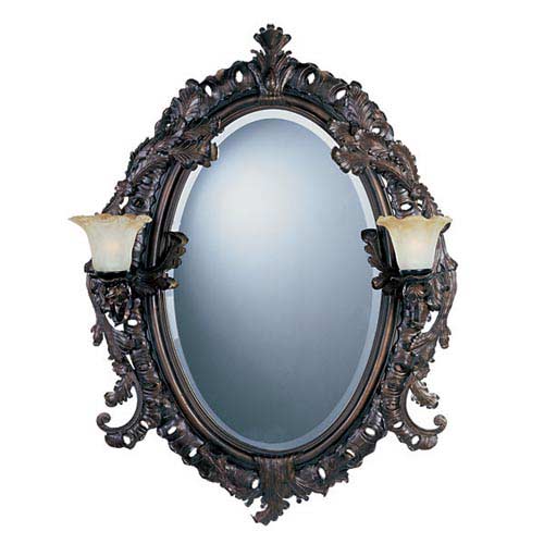 Grand Banks Mirror w/Sconce Lights - Click Image to Close