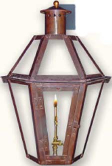 SAVANNAH BRONZE GAS LANTERN - Click Image to Close