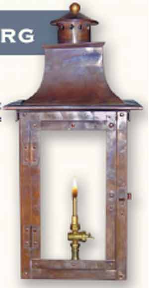 Vicksburg Bronze Gas Lantern RGL21BRZ